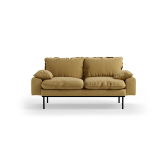 HKLIVING Retro sofa: 2-zits, cocoon, beige
