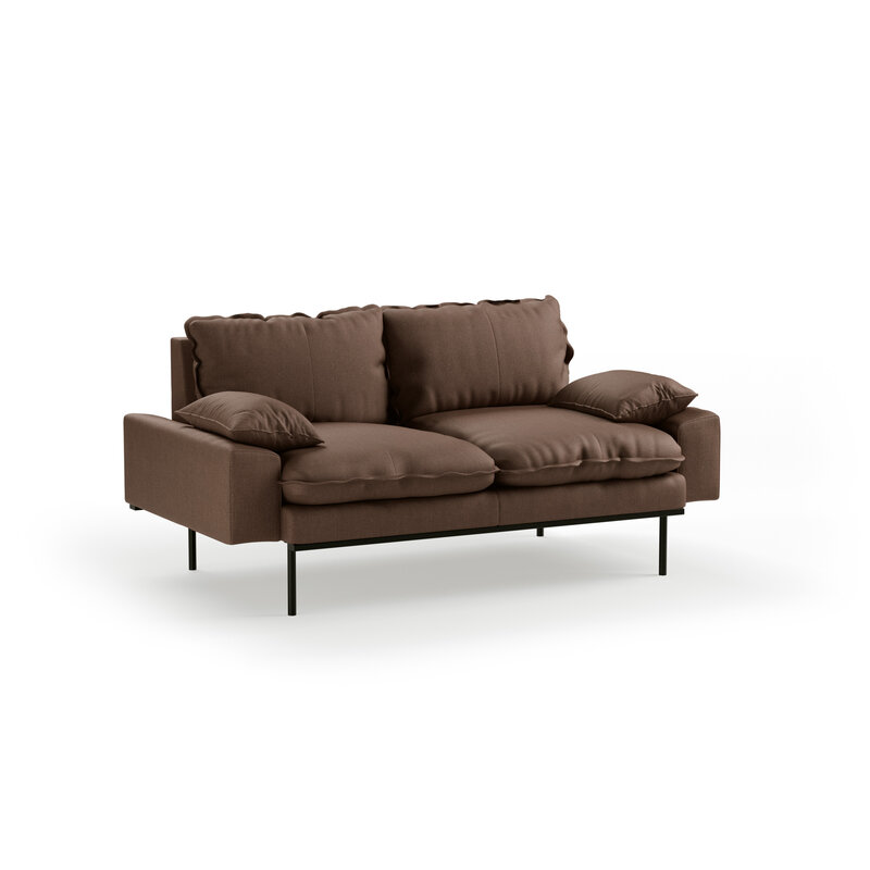 HKLIVING-collectie Retro sofa: 2-zits, whisper, quicksand