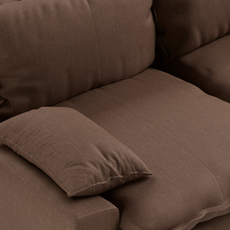 HKLIVING-collectie Retro sofa: 2-zits, whisper, quicksand
