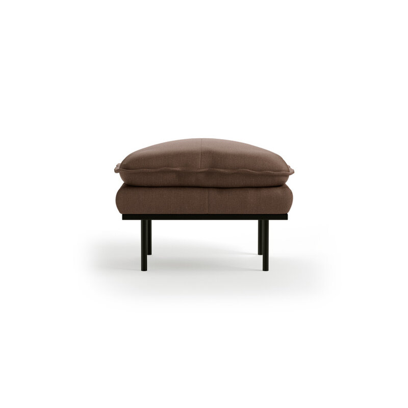 HKLIVING-collectie Retro sofa: hocker, whisper, quicksand