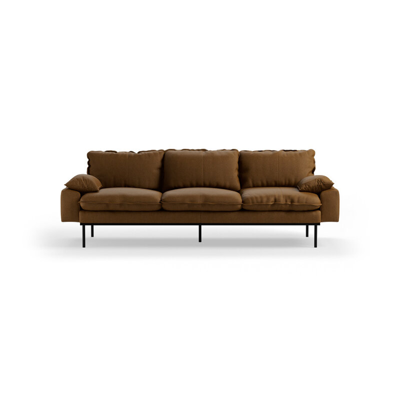 HKLIVING-collectie Retro sofa: 4-zits, whisper, cassave