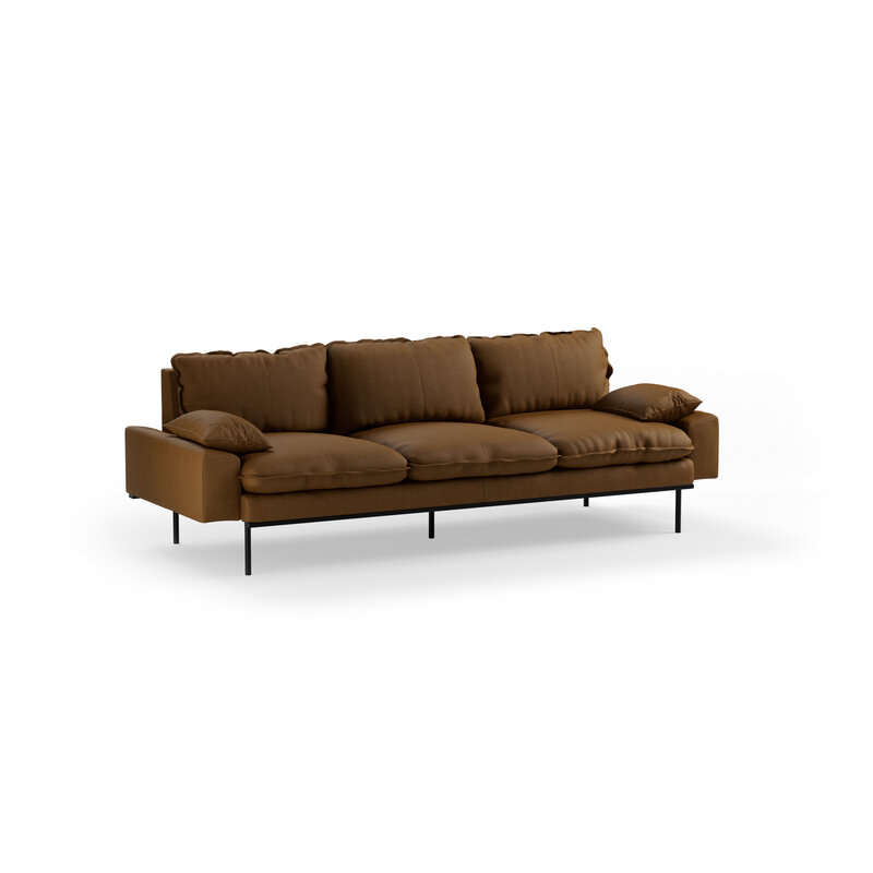 HKLIVING-collectie Retro sofa: 4-zits, whisper, cassave