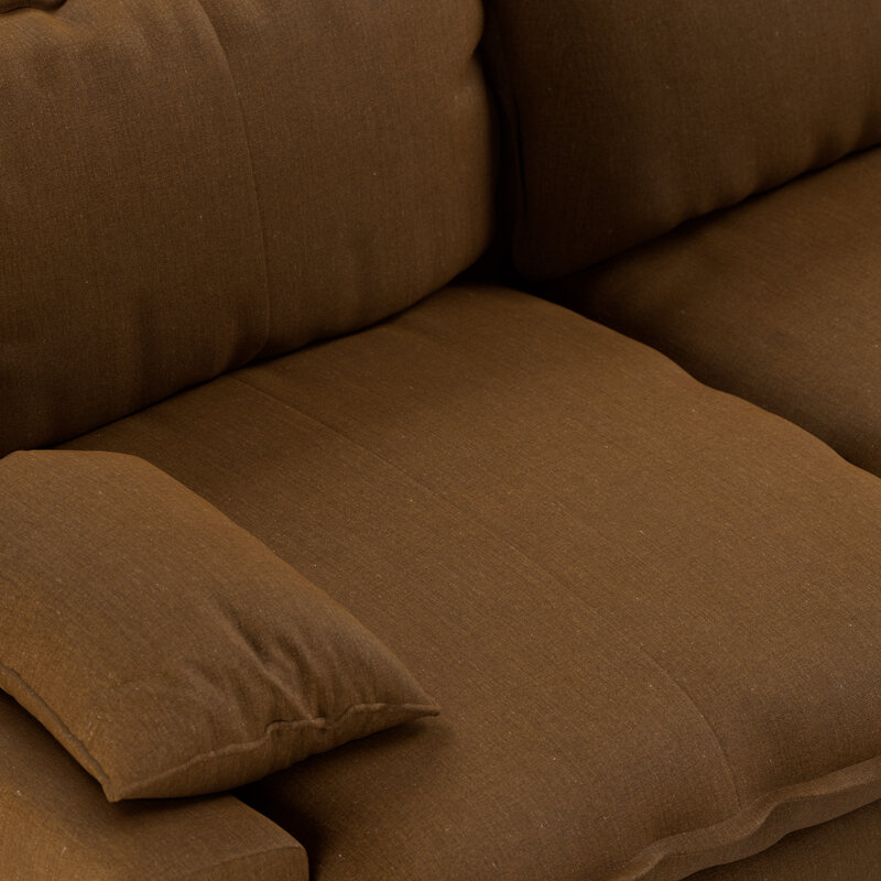 HKLIVING-collectie Retro sofa: 4-zits, whisper, cassave