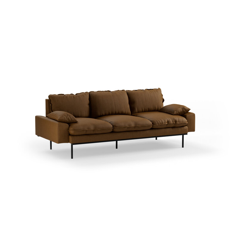HKLIVING-collectie Retro sofa: 3-zits, whisper, cassave