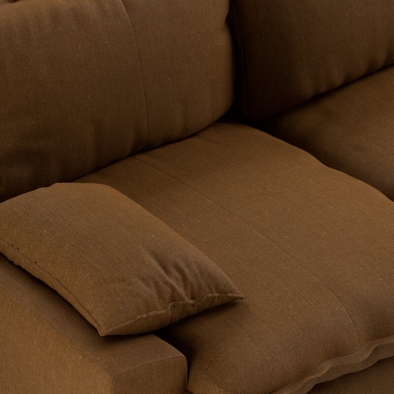 HKLIVING-collectie Retro sofa: 3-zits, whisper, cassave
