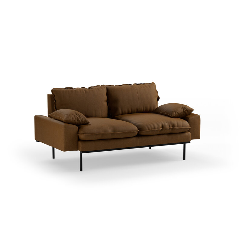HKLIVING-collectie Retro sofa: 2-zits, whisper, cassave