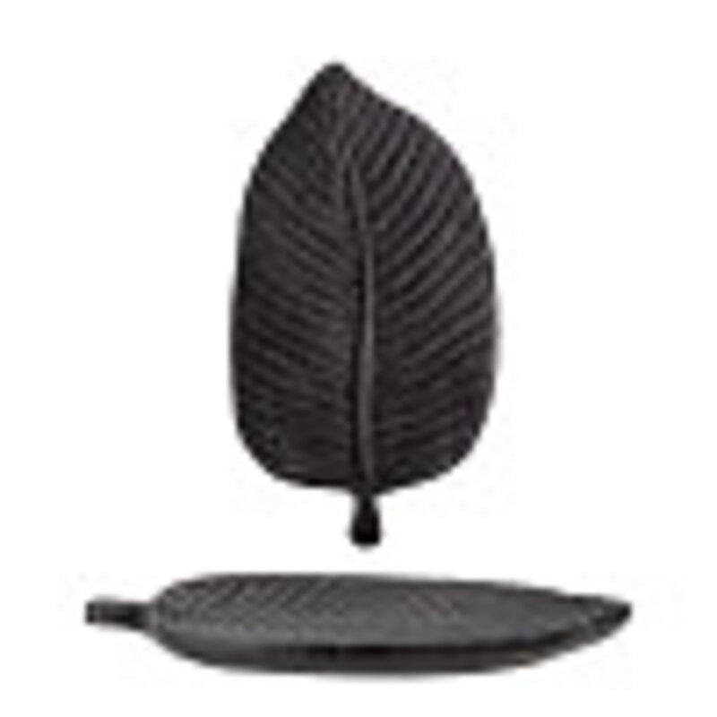 Bloomingville-collectie Decoratieve schaal Kylar in blad vorm mango hout