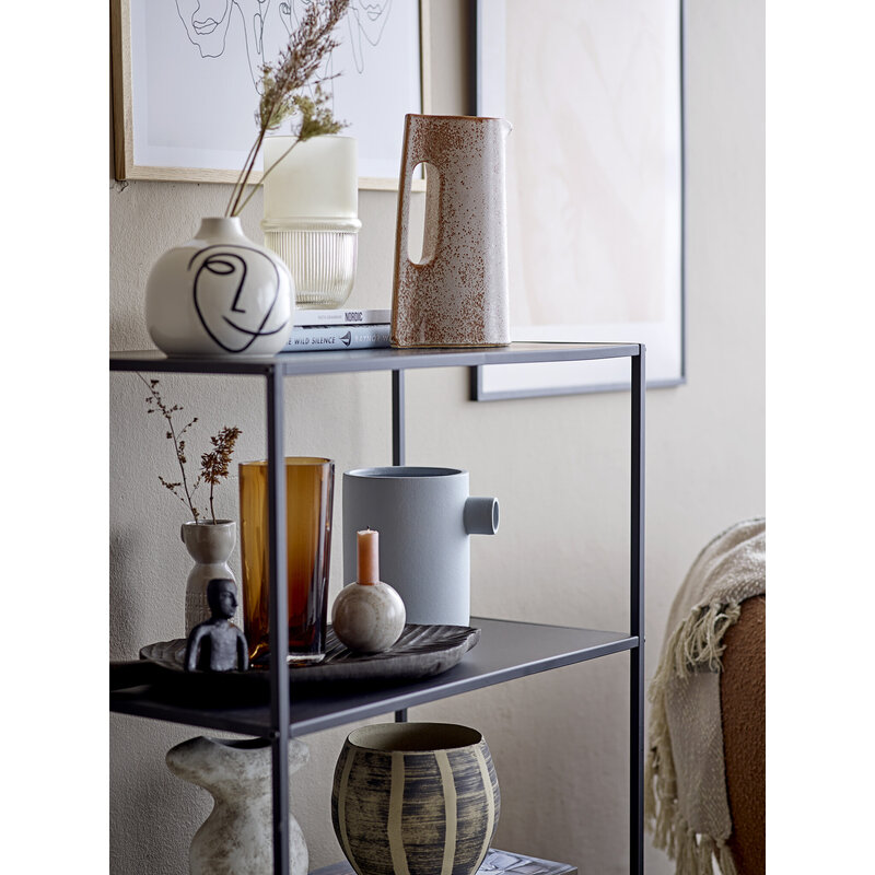 Bloomingville-collectie Decoratieve schaal Kylar in blad vorm mango hout