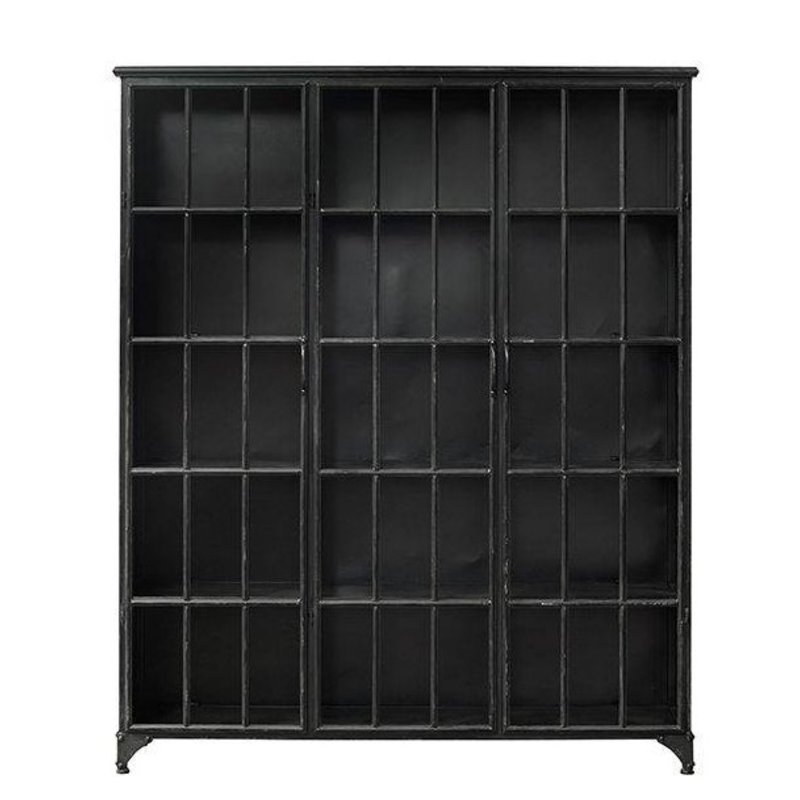 Nordal-collectie metal cabinet 'downtown' black