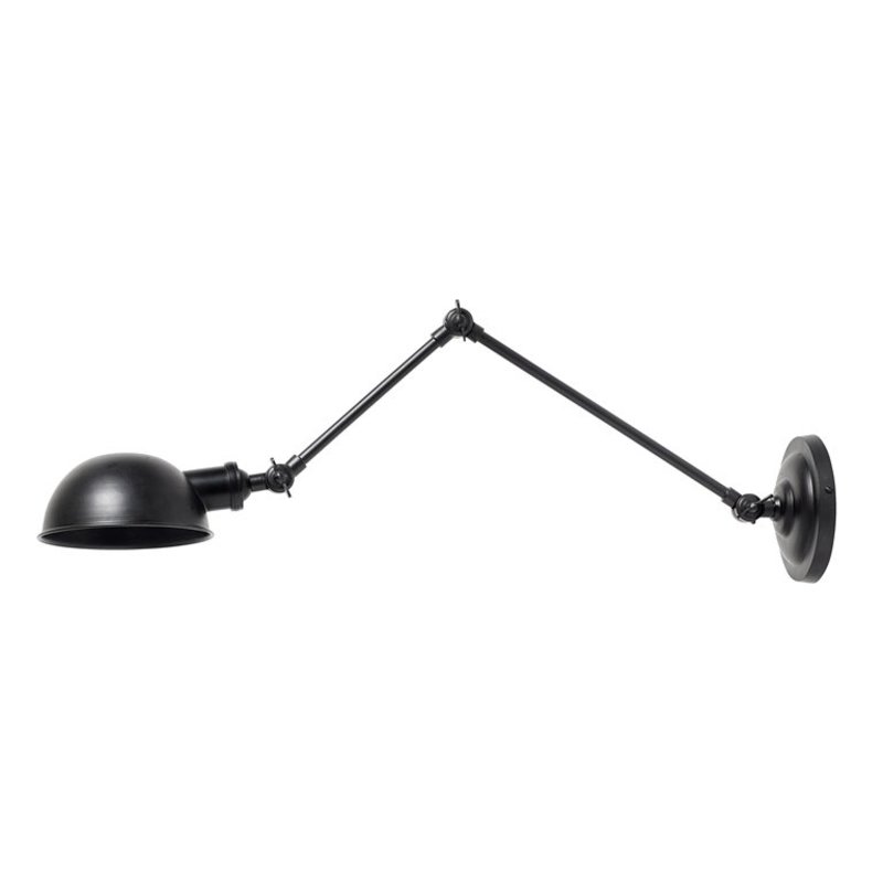 Nordal-collectie Wall lamp black metal AURA