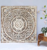 Simply Pure Hand carved wall panel Design LOTO between white, different sizes available