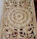 simply pure Hand carved wall panel LOTO LUNGO | Different colors and sizes available