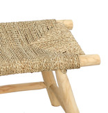 Bazar Bizar The Porto Seagrass Stool - Natural - M