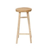 Bazar Bizar The Kedut Bar Stool - Natural