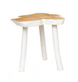 Bazar Bizar The Organic Side Table - Natural White