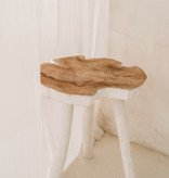 Bazar Bizar The Organic Side Table - Natural White