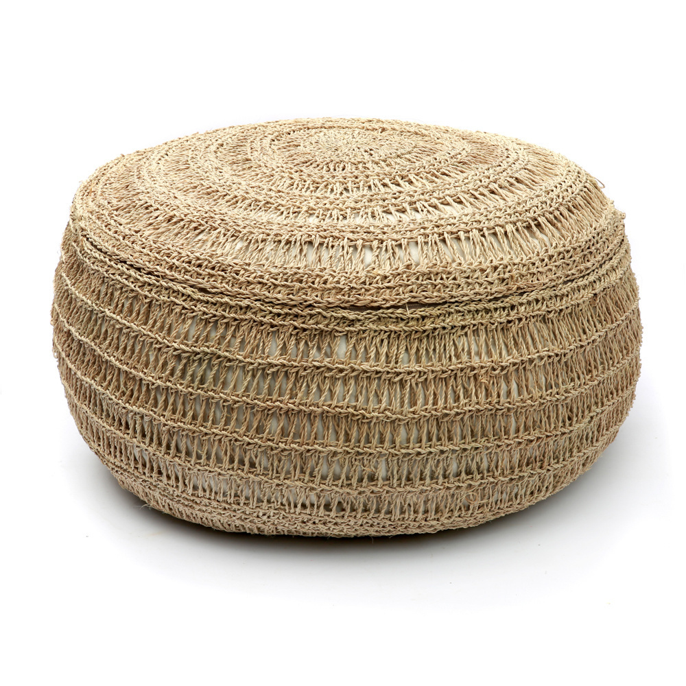 Bazar Bizar The Seagrass Pouffe - Round - 60