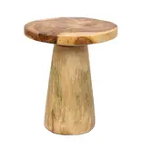 Bazar Bizar The Timber Conic Side Table - Natural - 50