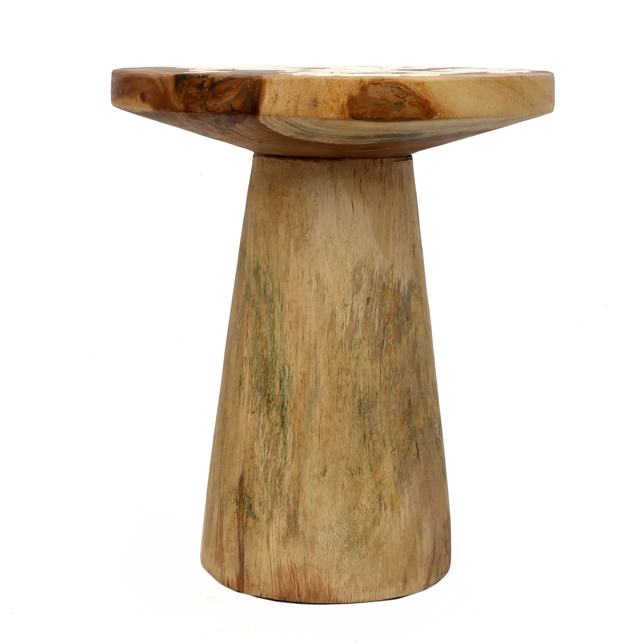 Bazar Bizar The Timber Conic Side Table - Natural - 50