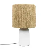 Bazar Bizar The Chalki Table Lamp - White Natural