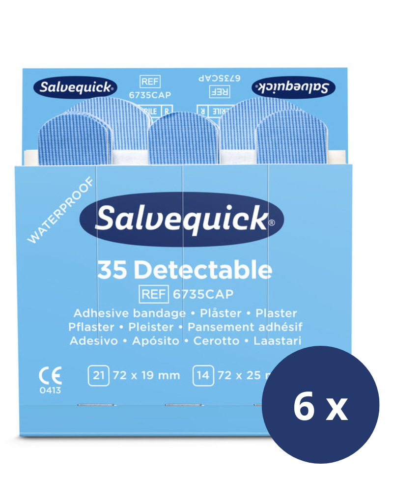 Salvequick Salvequick Navulling 6735 (6 stuks)