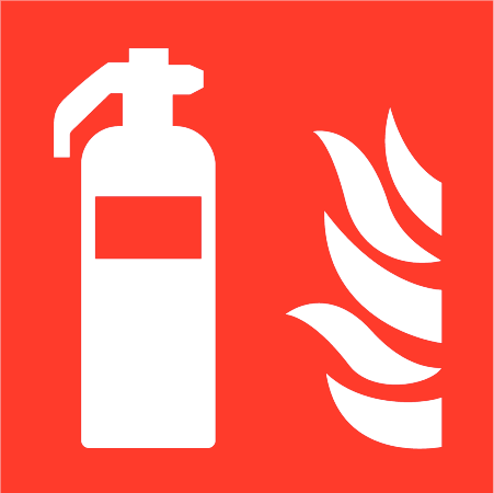 Pictogram F001 Brandblusser