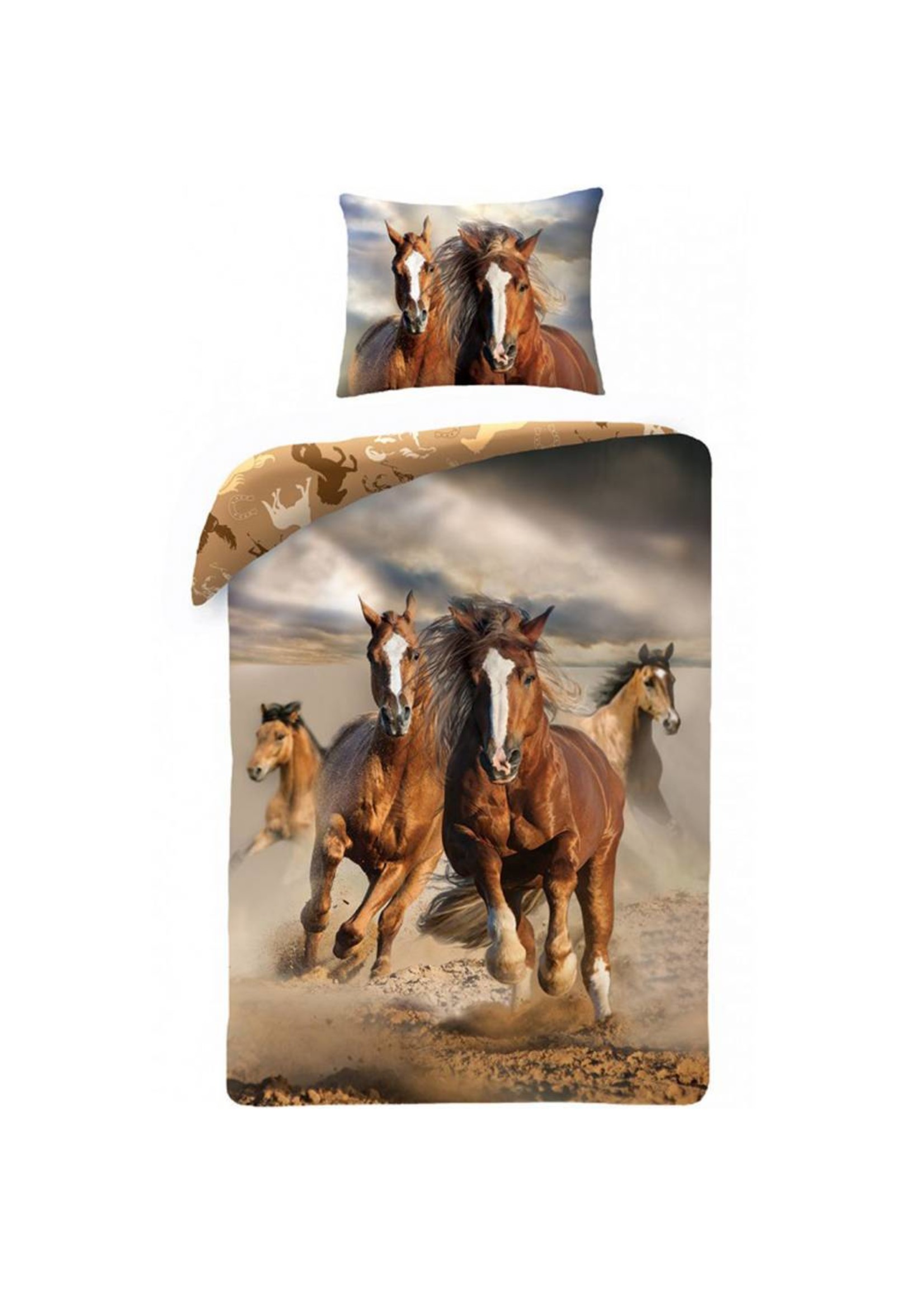 Animal Pictures Paarden Bedsheet