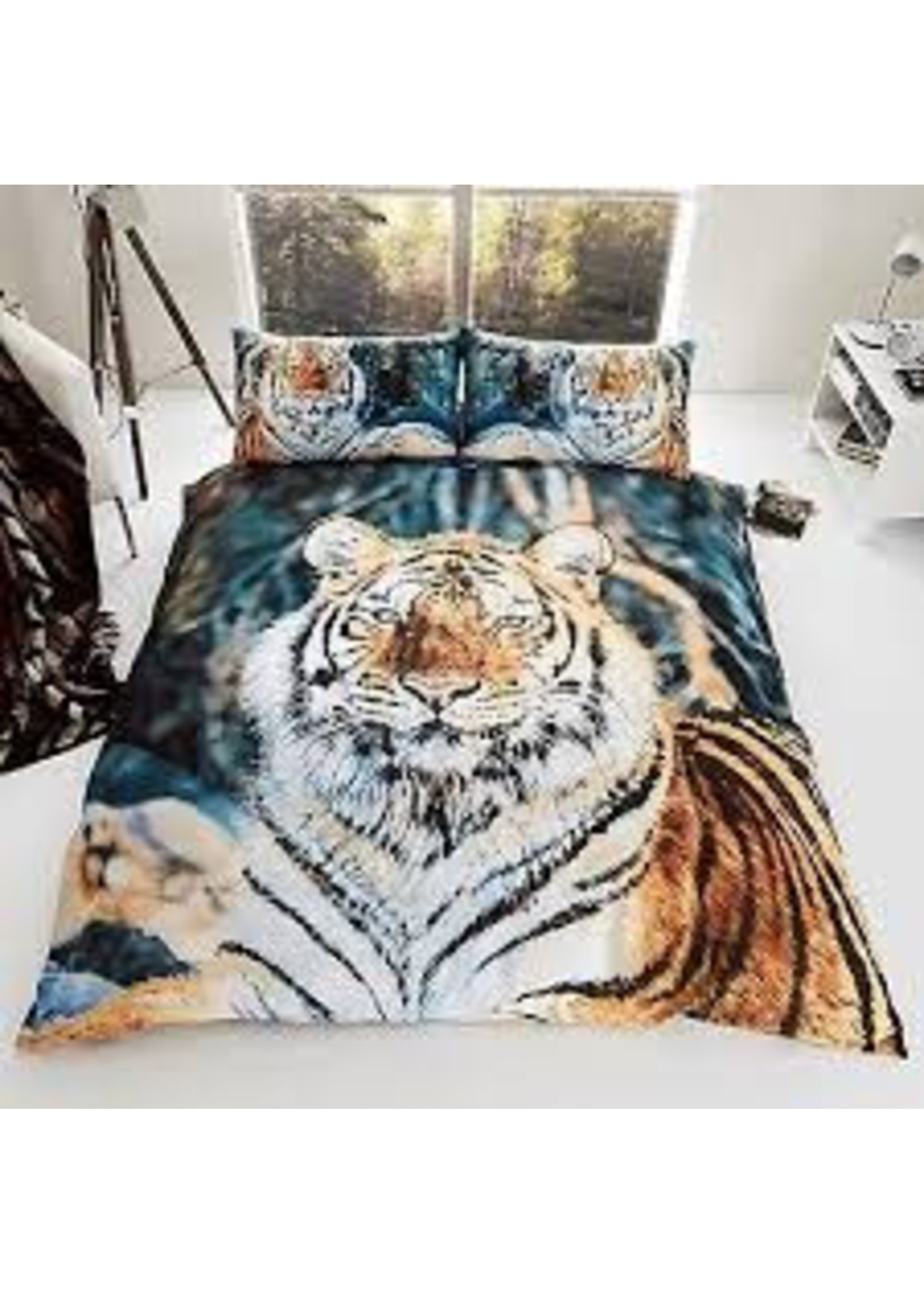 Wild@Heart Tijger 3D Duvet Cover