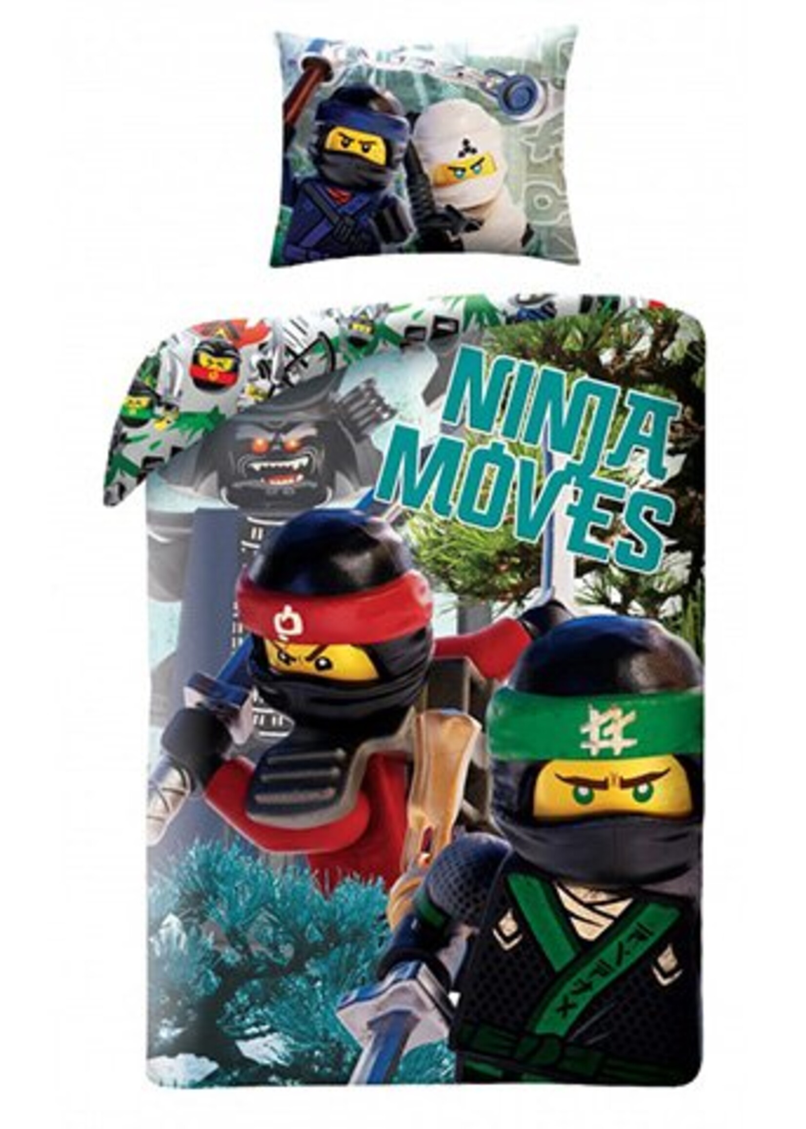 Lego Ninjago Dekbedovertrek Ninja Moves