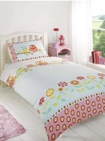 Duvet Cover Owls and Flowers