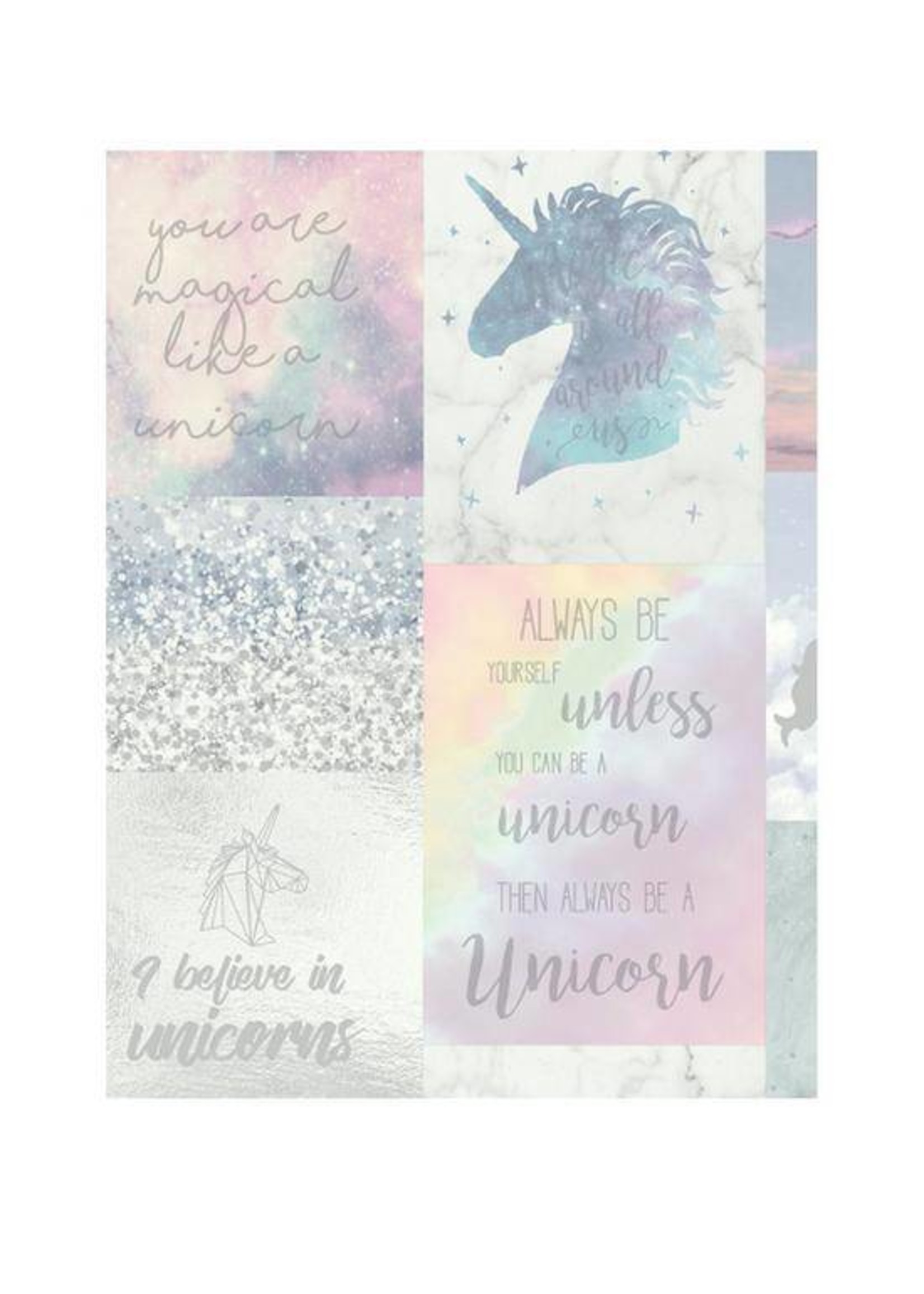 Arthouse Believe in Unicorn Glitter Wallpaper