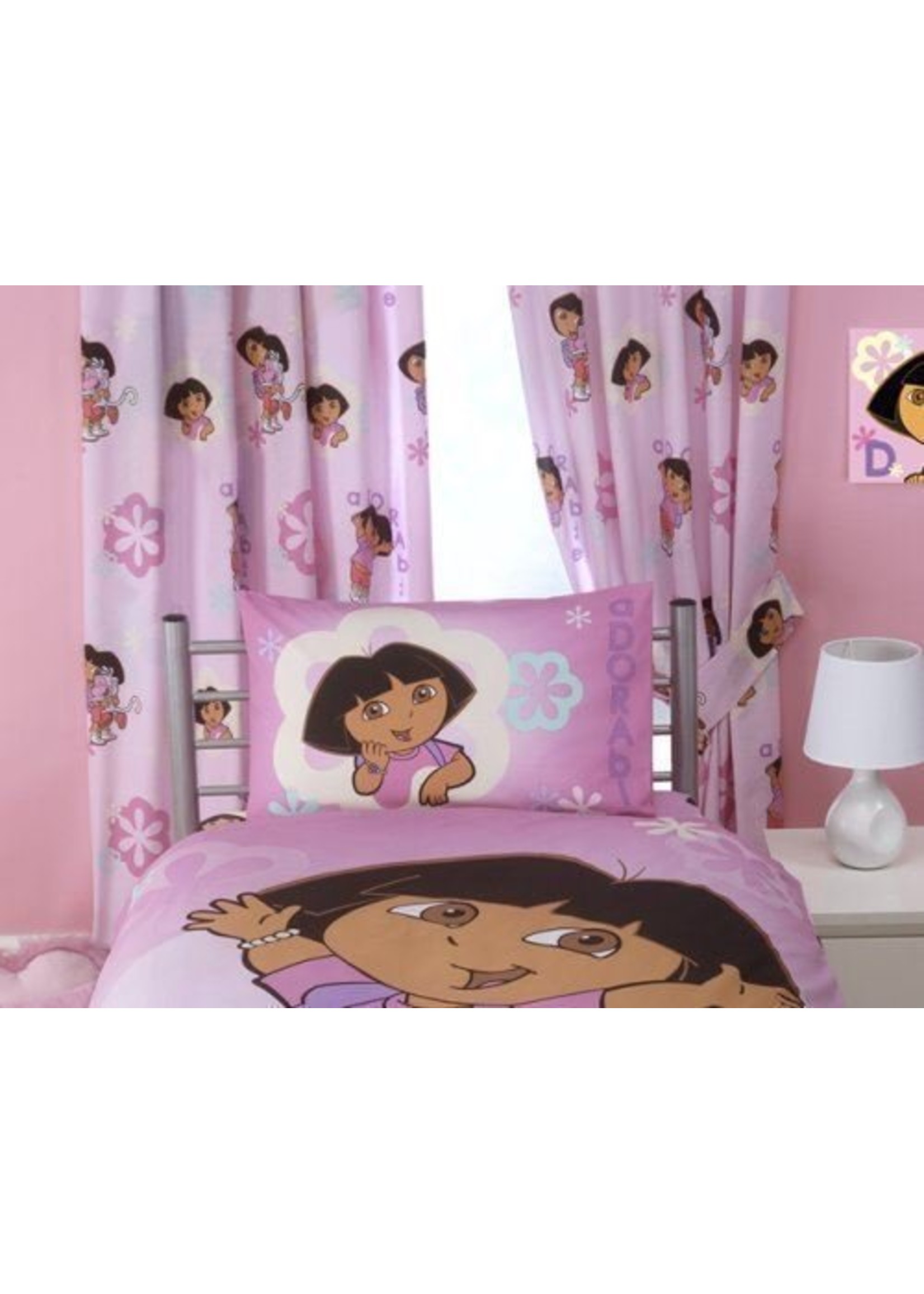 Nickelodeon Dora Curtain Set Adorable Bloem