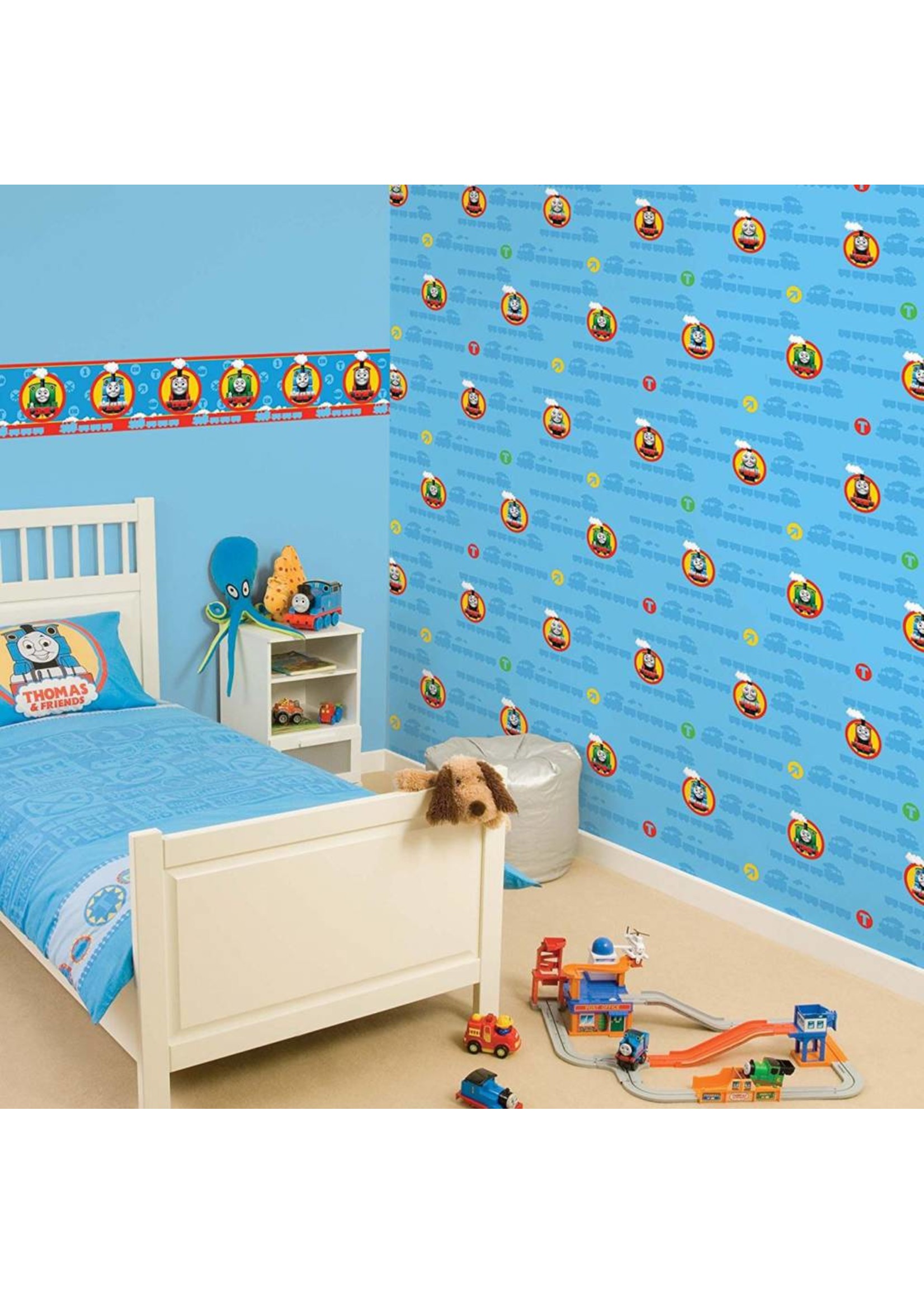 Thomas de Trein Fisher Price Thomas Wallpaper Border The Tank Engine