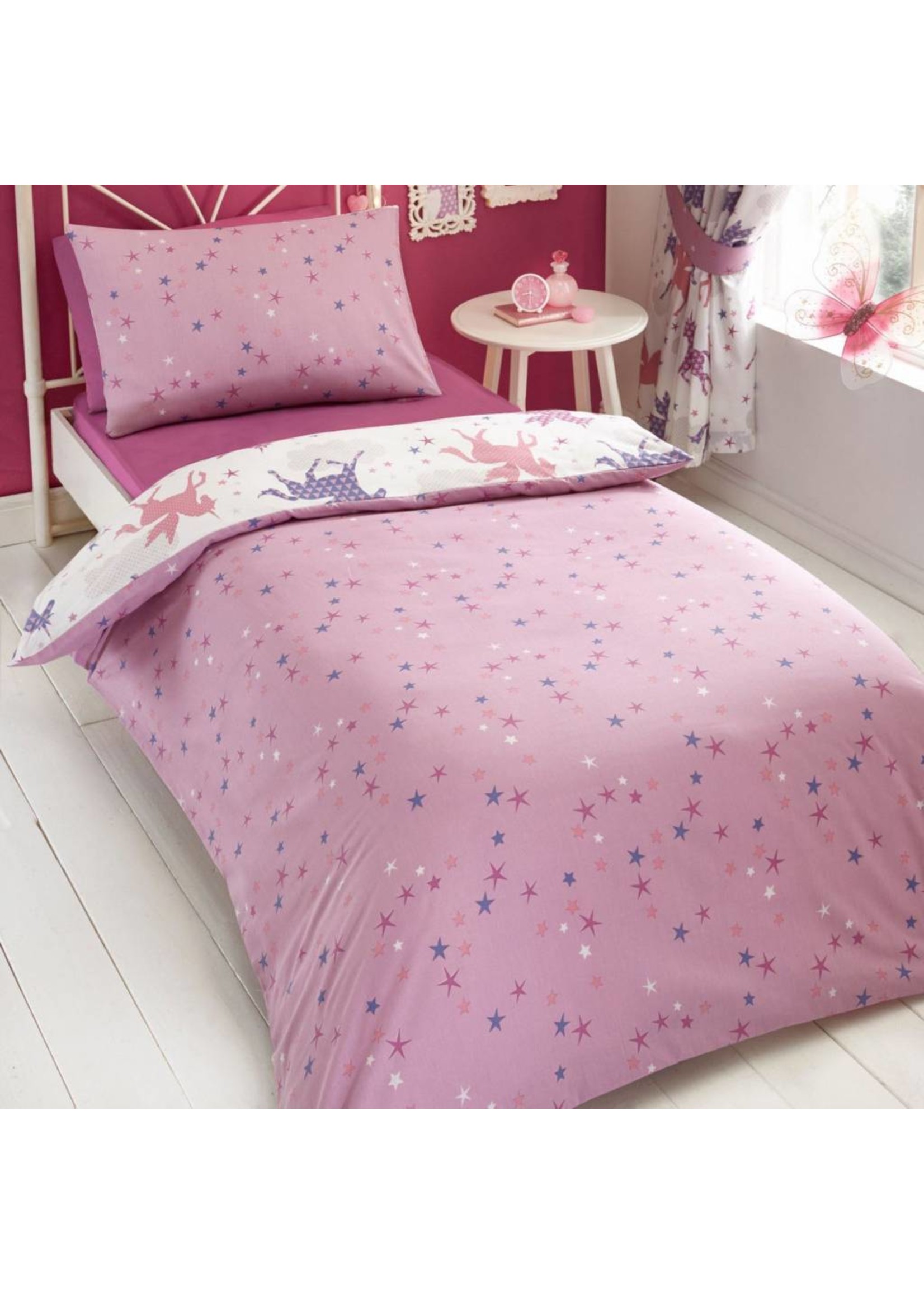 Kidz Club Unicorns Stars Duvet Cover