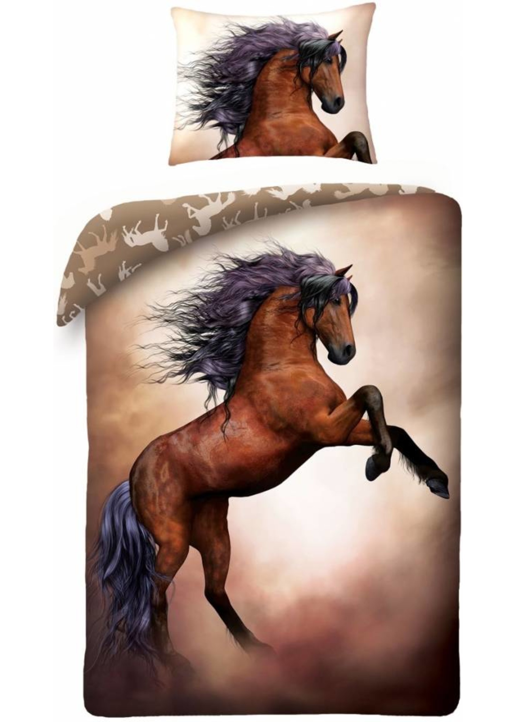 Animal Pictures Horse Duvet Cover Set Wild