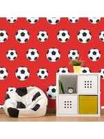 Goal Football Wallpaper Red Belgravia Decor