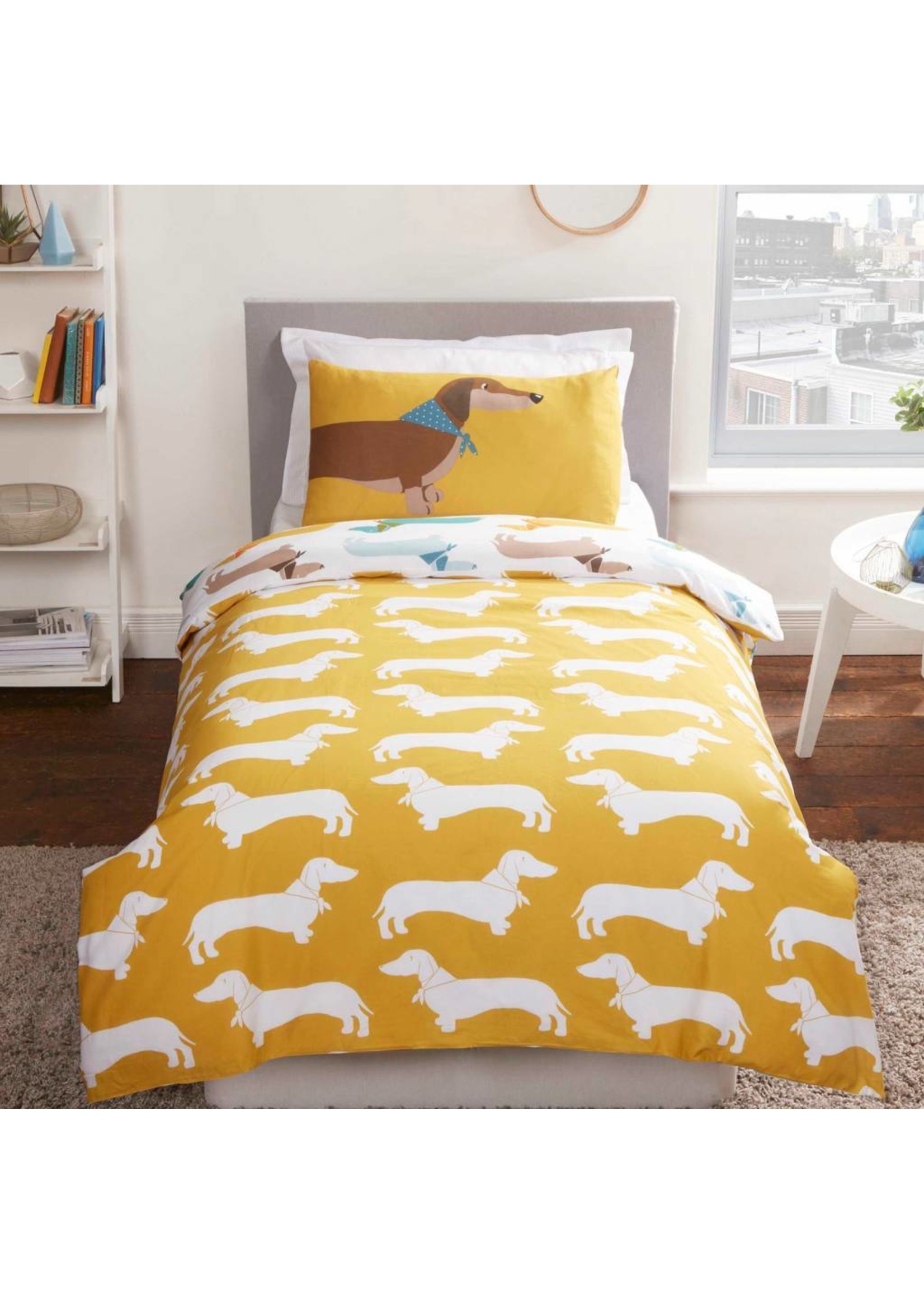 Sausage Dog Duvet Cover Set