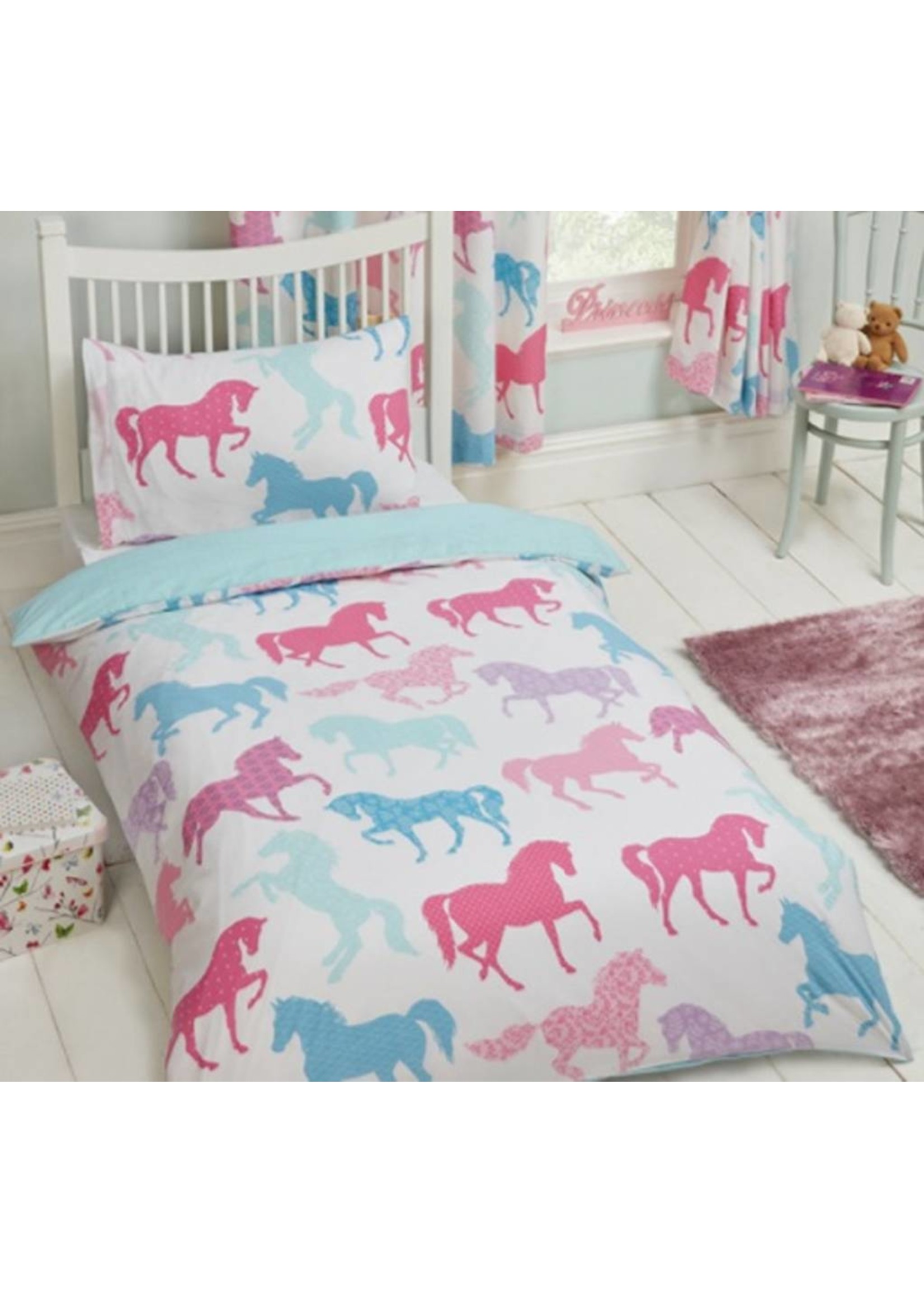 Pony Horses Duvet Cover Set