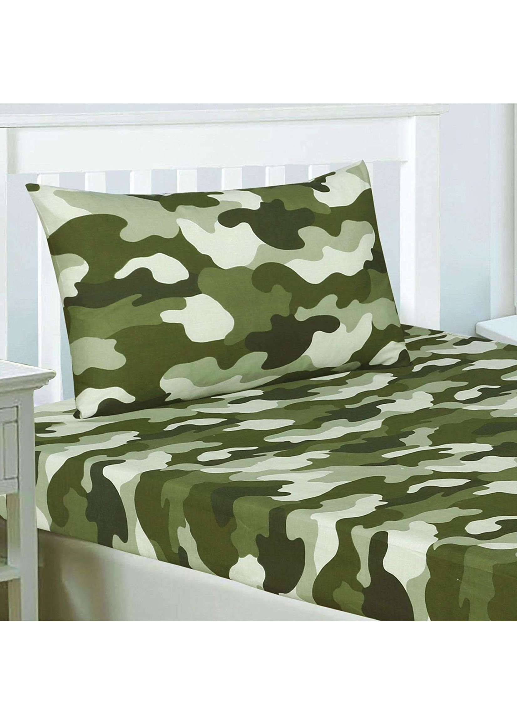 Camouflage Fitted Sheet