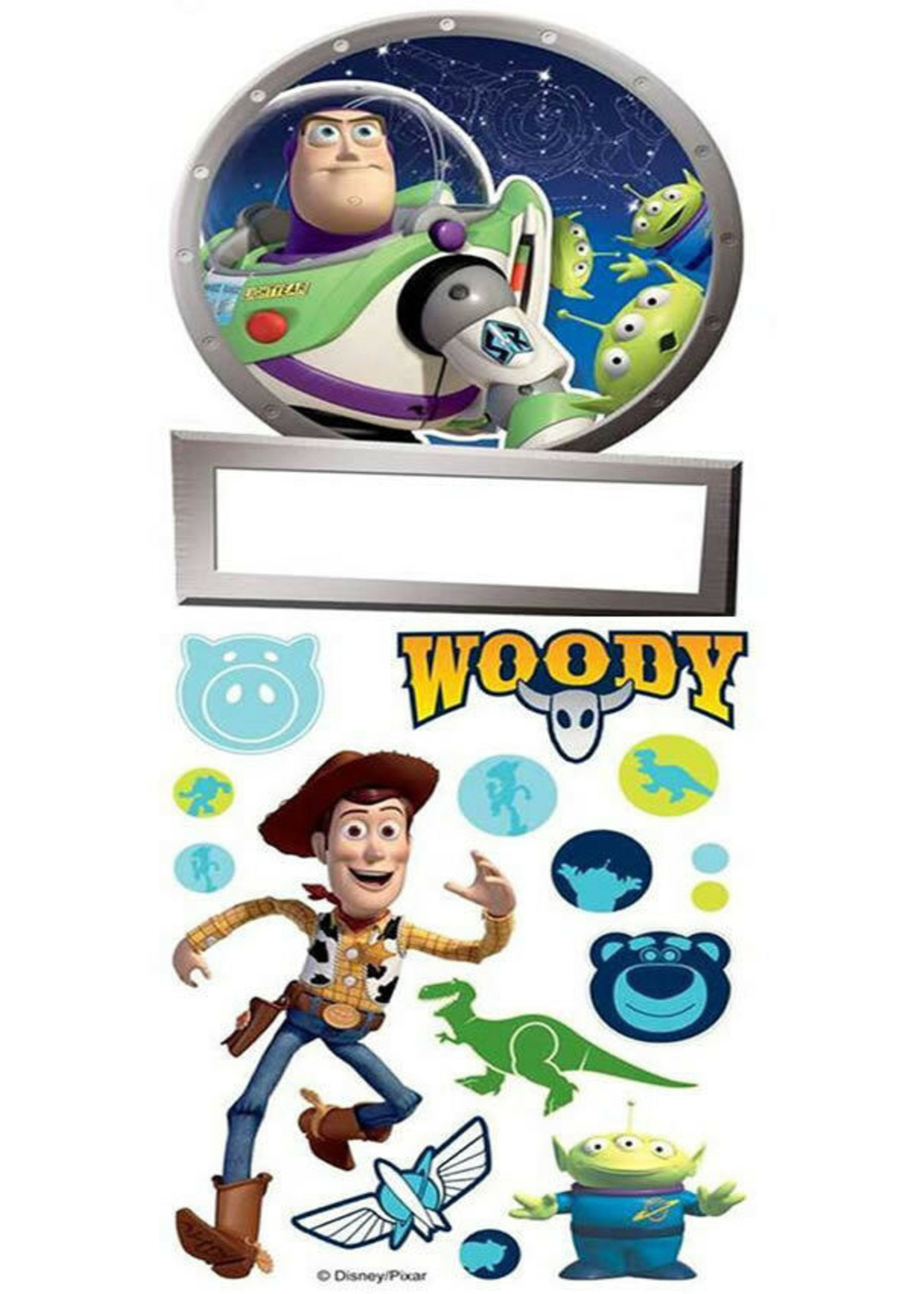 Disney Pixar Toy Story Sticker DeurNaam Stickers