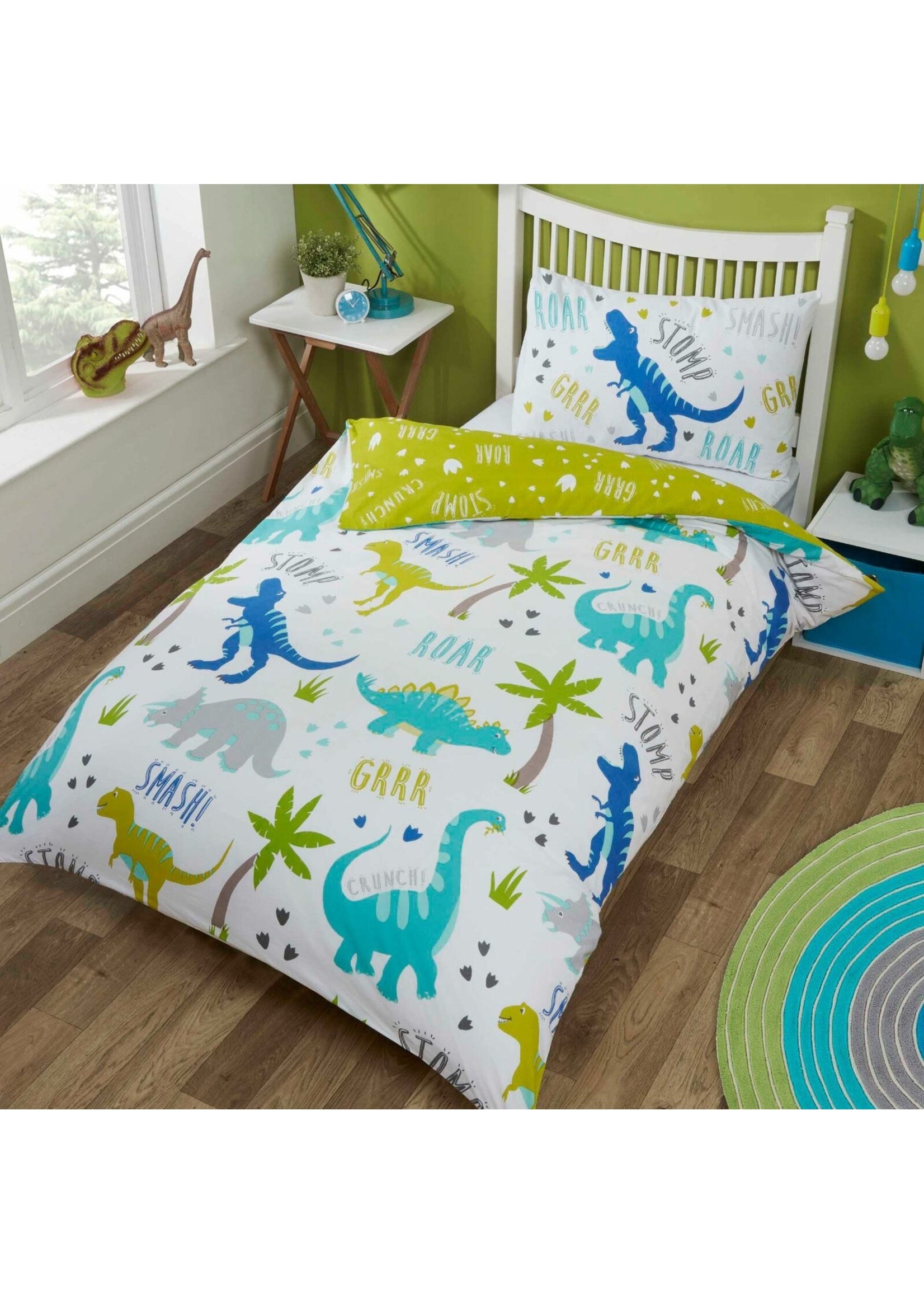 Dino Duvet Cover Set Roarsome