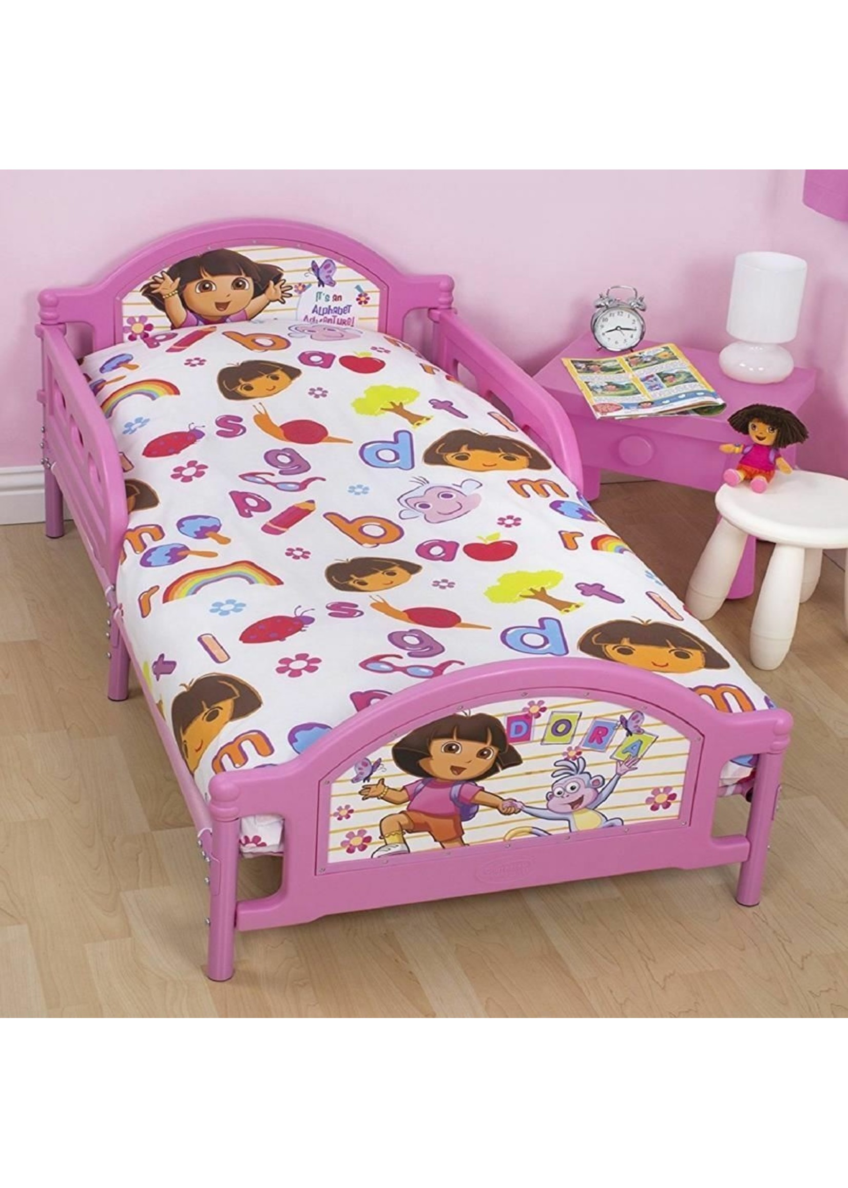 Nickelodeon Dora Junior Duvet Cover Set Alphabet 4in1