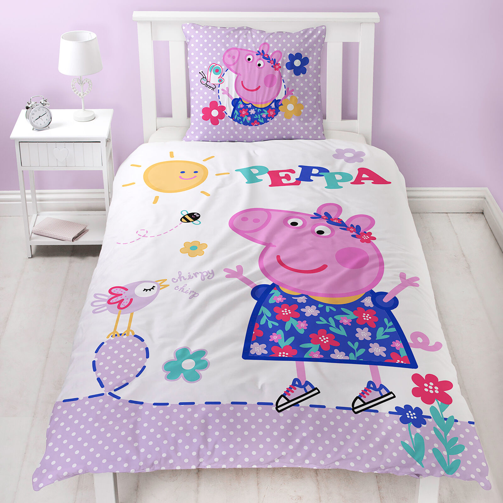 Peppa Pig Duvet Cover Set Chirpy