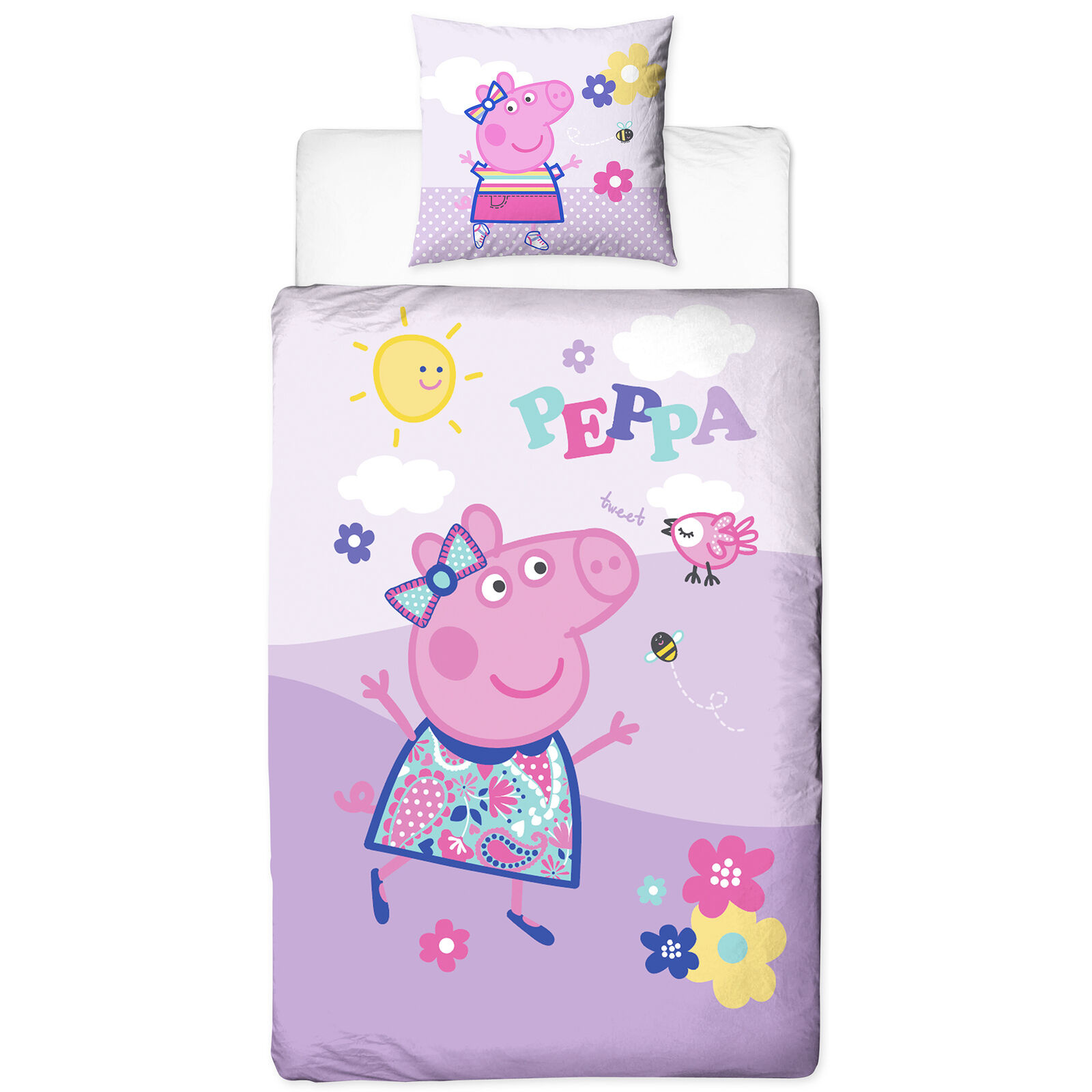 Peppa Pig Duvet Cover Set Chirpy Copy