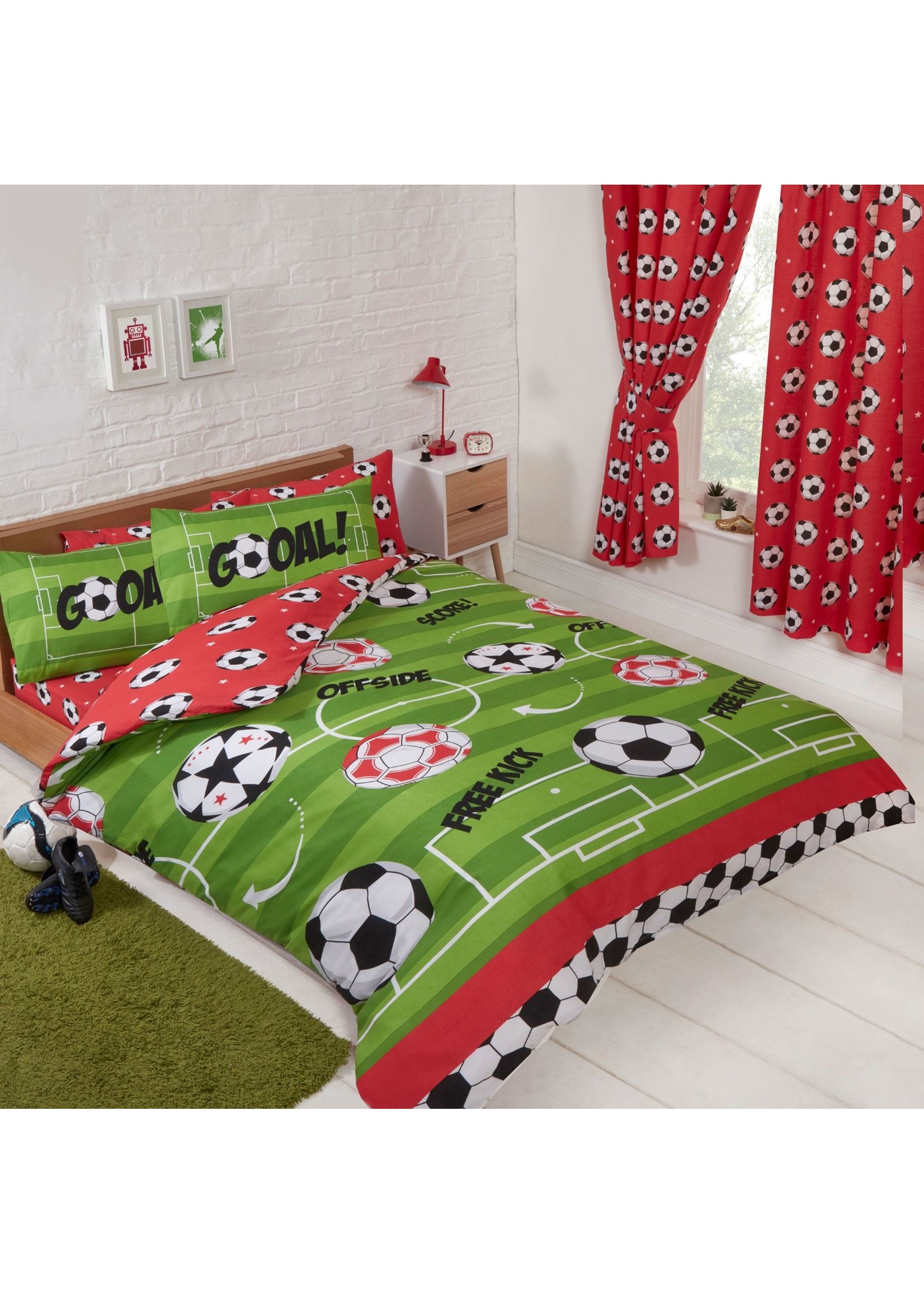 Football Double Duvet Cover Offside