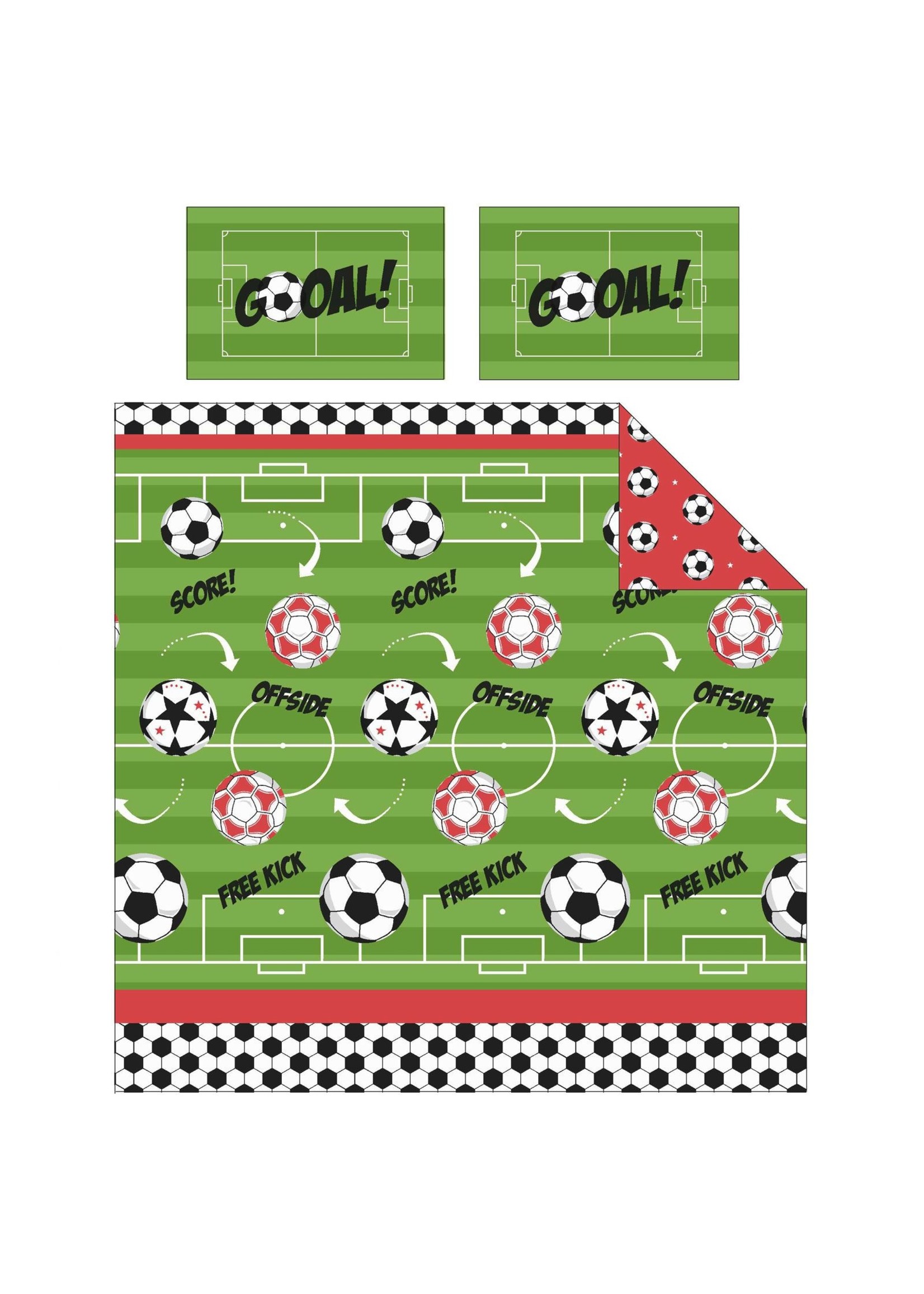 Football Double Duvet Cover Offside