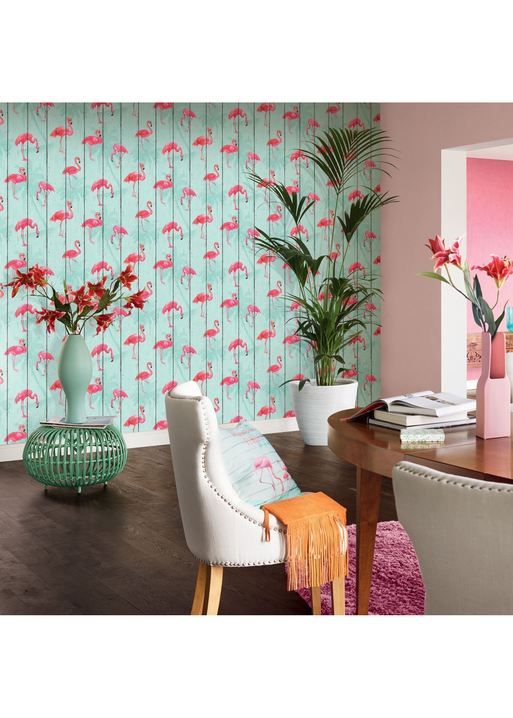 Barbara Becker Flamingo Wallpaper