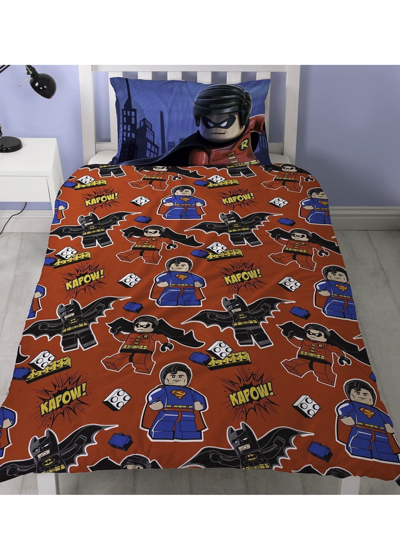Lego Lego Batman Superman Battle Duvet Cover
