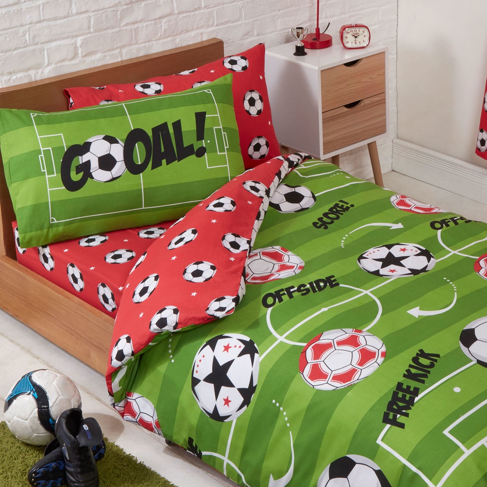 Football Junior Double Duvet Cover Offside