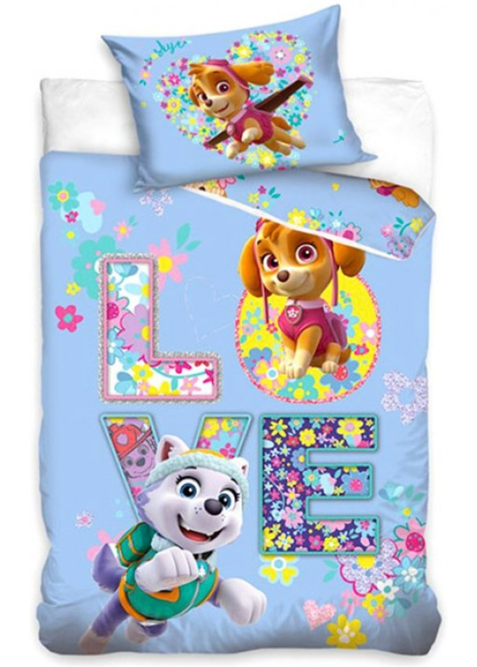 Nickelodeon Paw Patrol  Paw Patrol Junior Duvet Cover Set LOVE